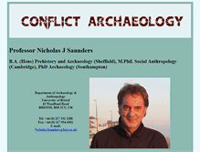 Tablet Screenshot of conflictarchaeology.com
